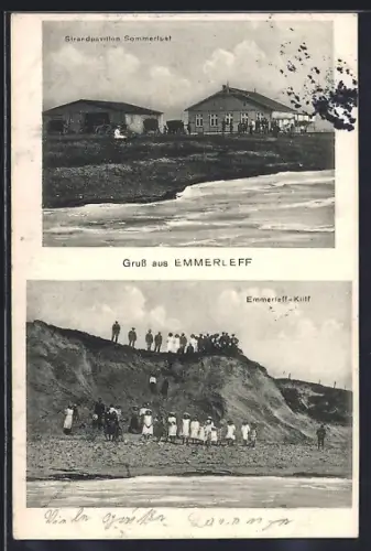 AK Emmerleff, Strandpavillon Sommerlust, Emmerleff-Kliff