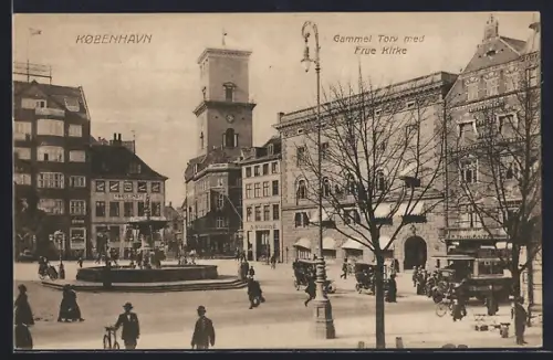 AK Kobenhavn, Gammel Torv med Frue Kirke