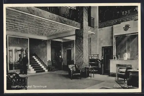 AK Copenhague, Hotel Terminus, Vestibule
