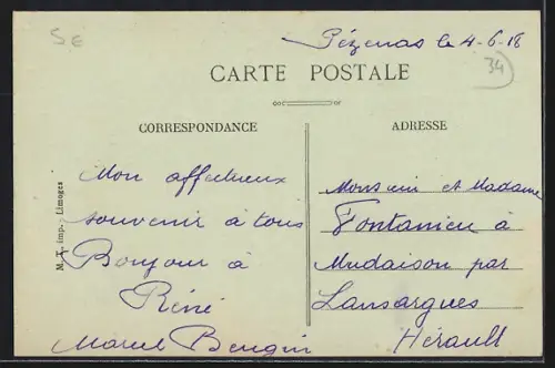 AK Pézenas, Vue générale