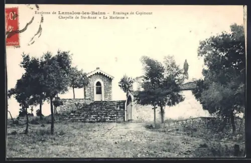 AK Lamalou-les-Bains, Ermitage de Capimont Chapelle de Ste-Anne La Marseillaise