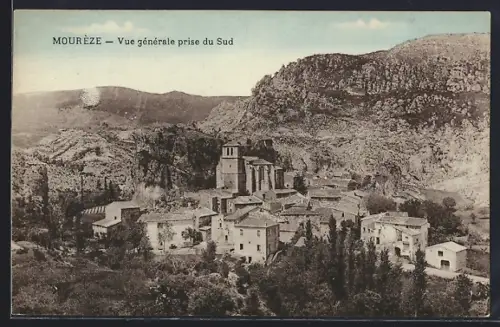 AK Mourèze, Vue générale prise du Sud