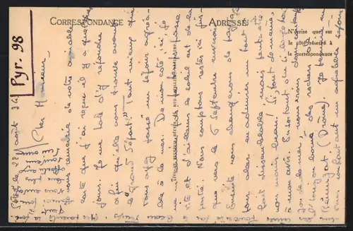 AK Sète, Vue du port vers le Fort Richelieu