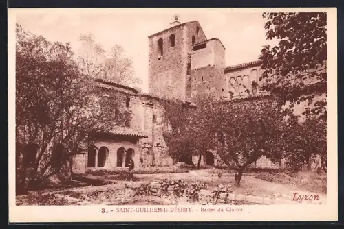 AK Saint-Guilhem-le-Désert, Restes du Cloître