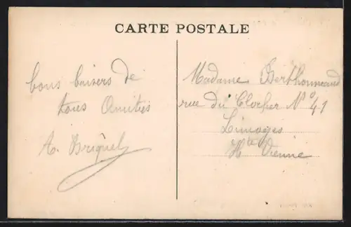 AK Palavas-les-Flots, Hôtel Rouger et quai rive droite