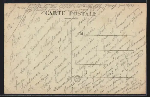 AK Bédarieux /Hérault, L`Orb et la Route de Latour