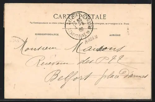 AK Palavas, La Jetée, Un coup de Mer