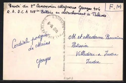 AK Palavas, Le Port et le Quai Gibert