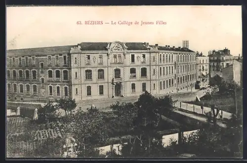 AK Béziers, Le Collège de Jeunes Filles