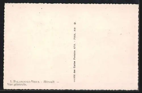 AK Balaruc-le-Vieux /Hérault, Vue générale