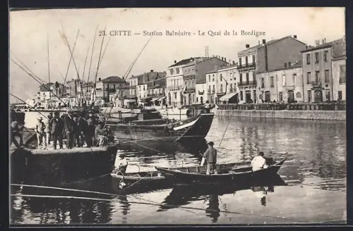 AK Cette, Station Balnéaire, Le Quai de la Bordigue