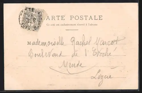 AK Cette, Vue générale des Quais et embarcations