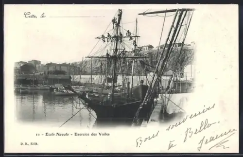 AK Cette, Ecole Navale, Exercice des Voiles