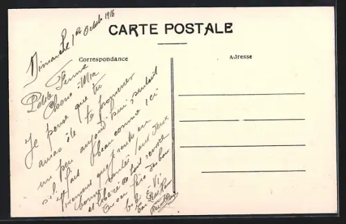 AK Balaruc-les-Bains, Intérieur du parc avec une femme se promenant parmi les arbres