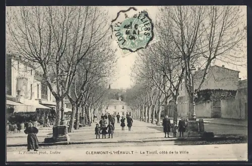 AK Clermont-l`Hérault, Le Tivoli, côté de la Ville