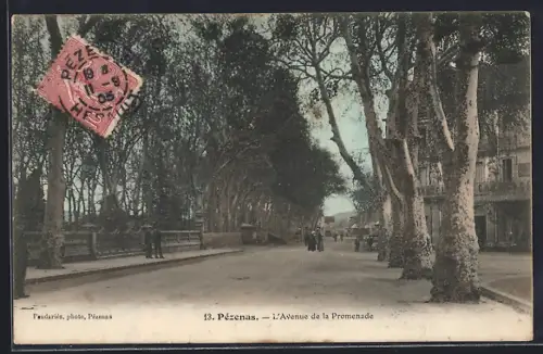 AK Pézenas, L`Avenue de la Promenade