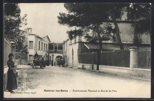 AK Balaruc-les-Bains, Établissement Thermal et Entrée du Parc
