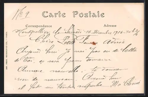 AK Palavas-les-Flots, L`Hôtel de la Méditerranée et vue sur la mer