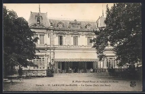 AK Lamalou-les-Bains /Hérault, Le Casino, Salle des Jeux