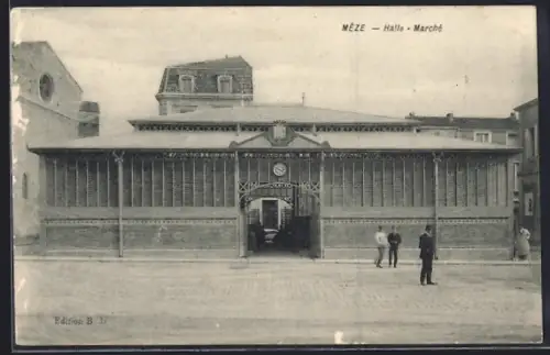 AK Mèze, Halle, Marché