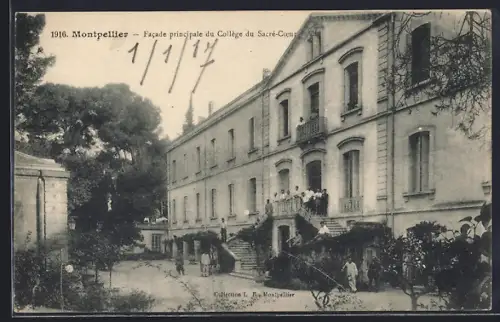 AK Montpellier, Facade principale du Collège du Sacré-Coeur