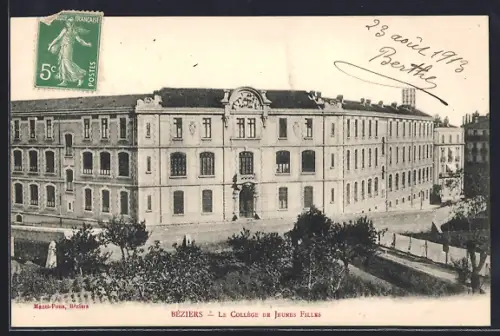 AK Béziers, Le Collège de Jeunes Filles