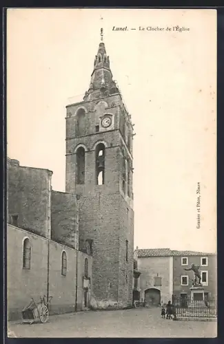 AK Lunel, Le Clocher de l`Église