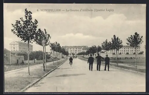 AK Montpellier, La Caserne d`Artillerie, Quartier Lepic