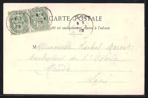 AK Agde, Grau, Entrée du Goulet avec bateaux amarrés