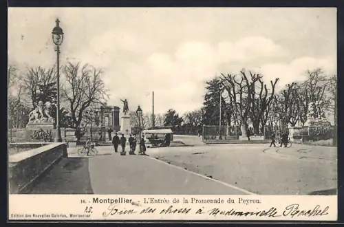 AK Montpellier, L`Entrée de la Promenade du Peyrou