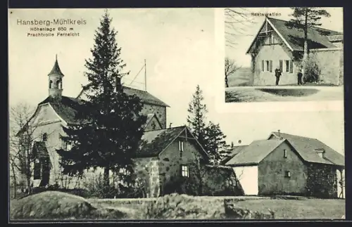 AK Hansberg /Mühlkreis, Restaurant und Ortspartie