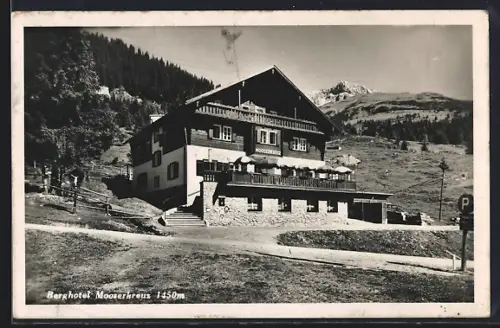 AK St. Anton am Arlberg, Berghotel Mooserkreuz