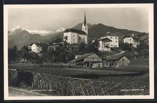 AK Kaprun, Teilansicht mit Blick zur Kirche