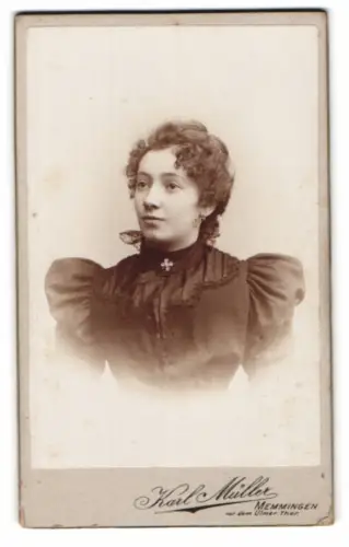 Fotografie Karl Müller, Memmingen, Porträt einer Dame