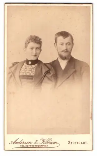 Fotografie Andersen & Klemm, Stuttgart, Charlottenstr. 8, Porträt eines Paares