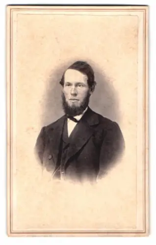 Fotografie C. Stanley Brooks, Cape Vincent, Porträt eines Mannes mit Bart