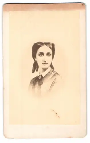 Fotografie unbekannter Fotograf und Ort, Porträt Charlotte von Belgien, Kaiserin von Mexiko