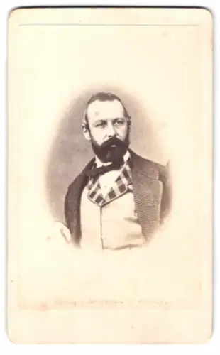 Fotografie Porträt König Karl XV von Schweden und Norwegen