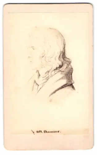 Fotografie Portrait Adalbert von Chamisso