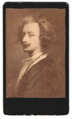 Fotografie Gustav Schauer, Berlin, Grosse Friedrichs-Strasse 188, Porträt des Malers Van Dyck