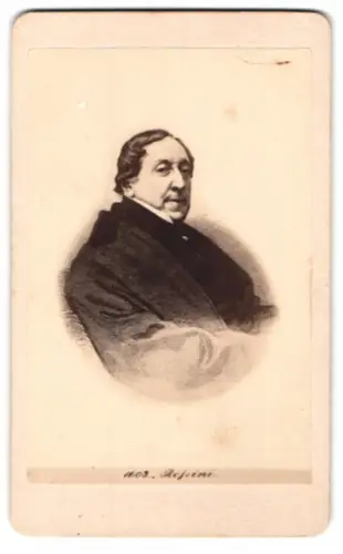 Fotografie Komponist Giachino Rossini