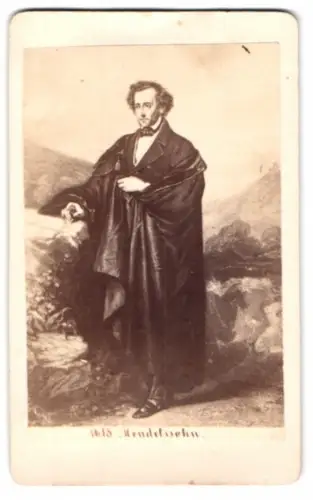 Fotografie Komponist Felix Mendelssohn Bartholdy