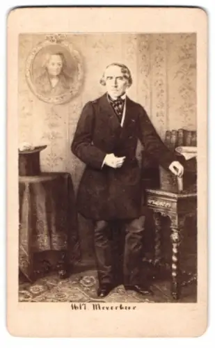 Fotografie Komponist Giacomo Meyerbeer