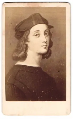 Fotografie Portrait des Malers Raphael, nach einem Gemälde