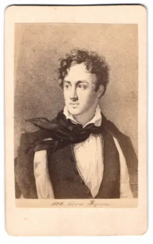 Fotografie britischer Schriftsteller George Gordon Byron, Lord Byron