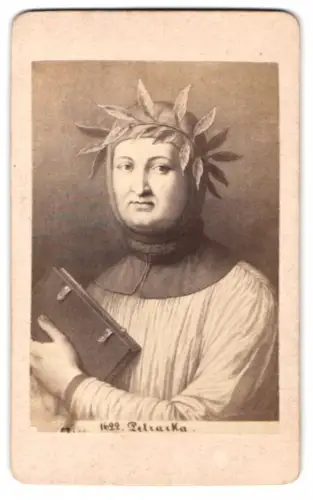 Fotografie italienischer Dichter Francesco Petrarca
