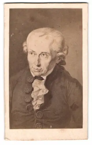 Fotografie deutscher Philosoph Immanuel Kant
