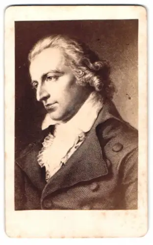 Fotografie Friedrich Schiller im Seitenprofil