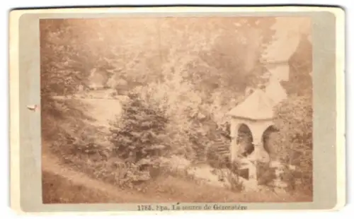 Fotografie unbekannter Fotograf, Ansicht Spa, La source de Geronstére