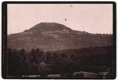 Fotografie L. Schaller, Stuttgart, Ansicht Göppingen, Blick nach Hohenstaufen